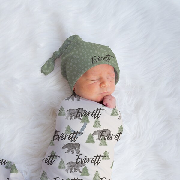 Woodland Swaddle Etsy