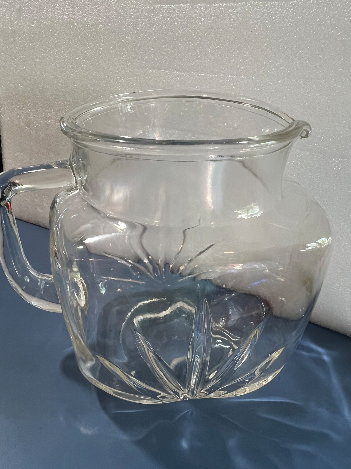 Star Pitcher, 1 Quart , Clear, by Federal Glass 32 Ounce, 1950s - Etsy