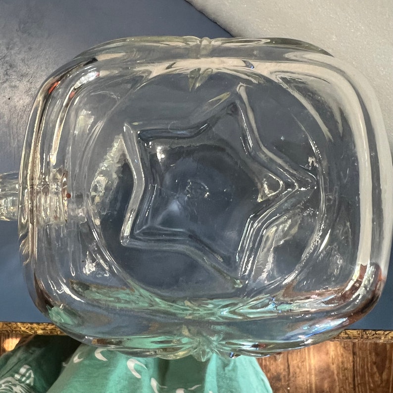Star Pitcher, 1 Quart , Clear, by Federal Glass 32 Ounce, 1950s - Etsy