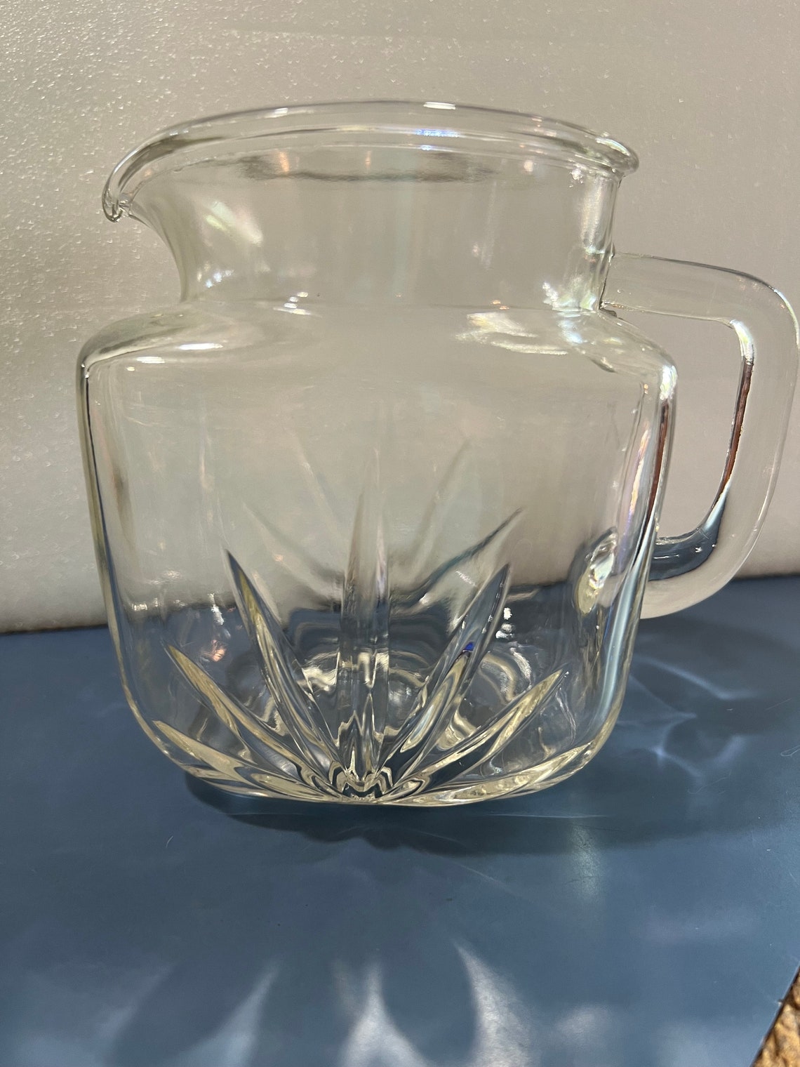 Star Pitcher, 1 Quart , Clear, by Federal Glass 32 Ounce, 1950s - Etsy