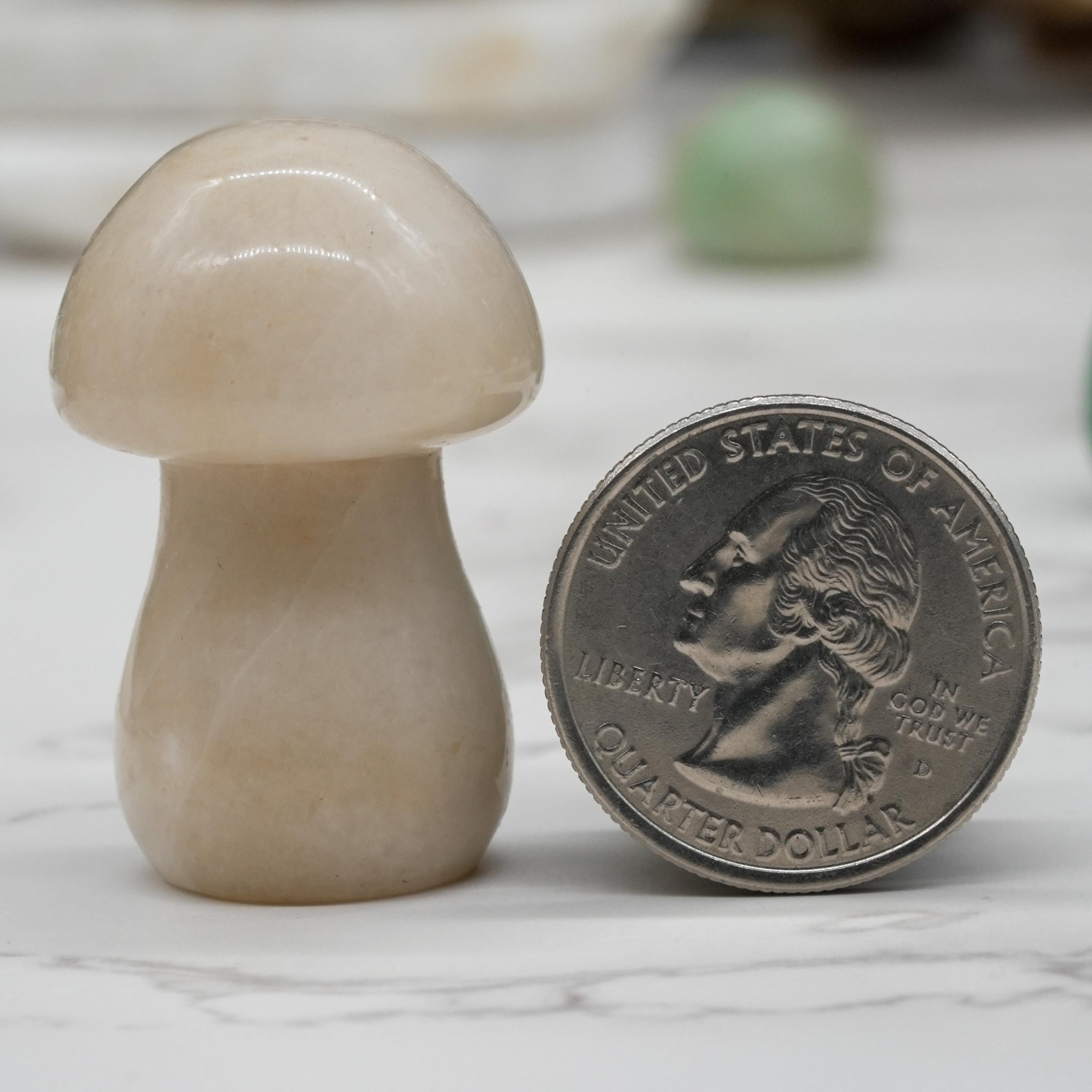 瑪瑙キノコクリスタル彫刻天然石装飾スピリチュアルな旅癒しの