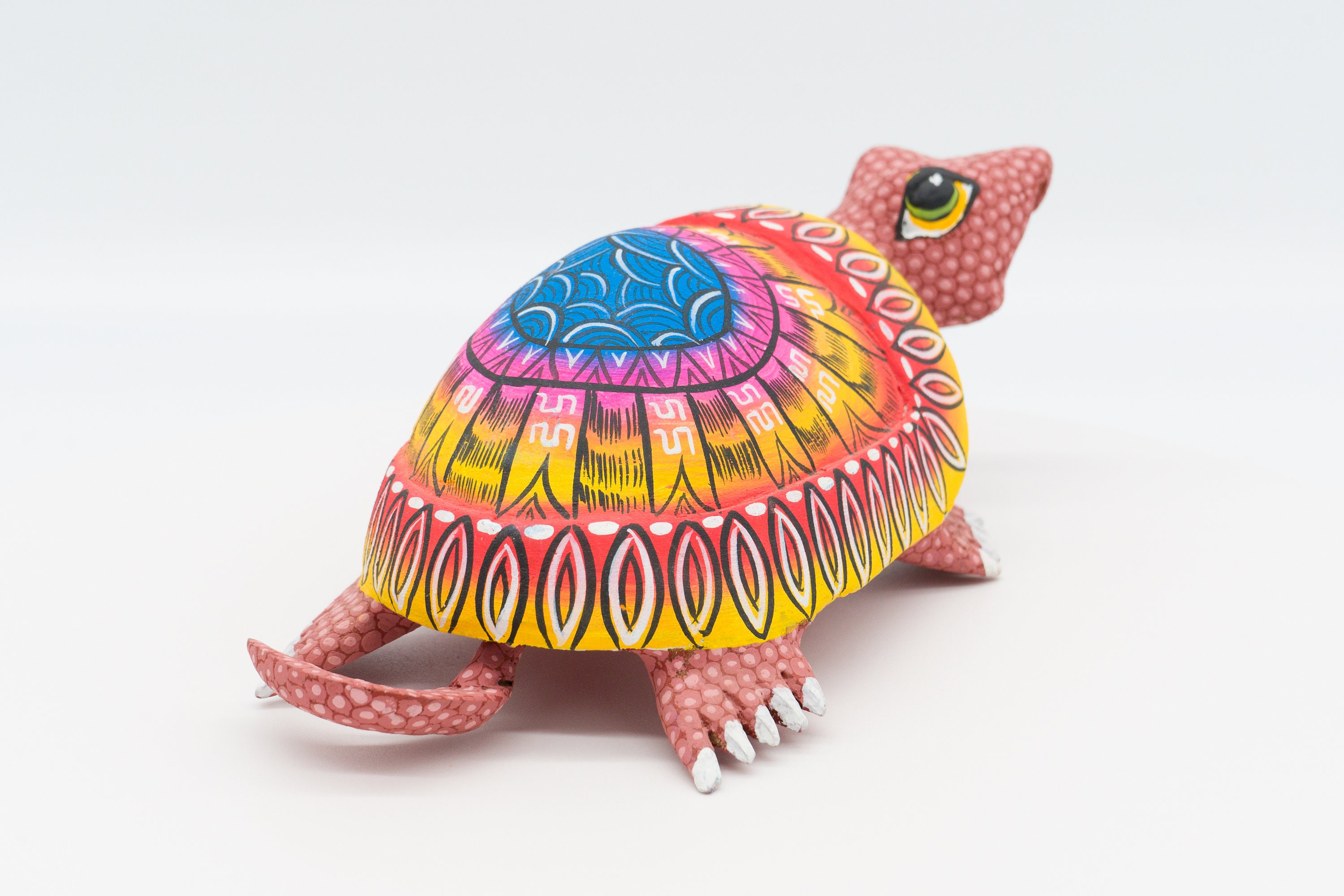 Mini Turtles Alebrije Handcarve Wood Decoration Figure