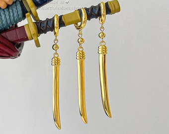 Daggers Sword Hypoallergenic Dangle Earrings Set Jewelry Boho Style, Chic Gift For Boyfriend Girlfriend, Wedding Jewelry Birthday Gift Idea