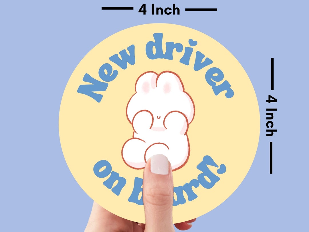 Funny Car Sticker, Cute Car Accessories, Cute Car Decal, Cute Car Decor