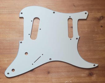 Ophaalroute voor telebrug en hals, 2 knoppen en schakelaar - Strat-slagplaat