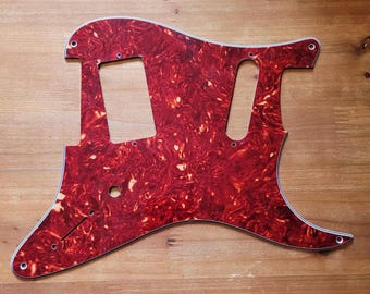 Circuits de micros double bobinage et simple bobinage décalés, 1 bouton et interrupteur - Strat Pickguard