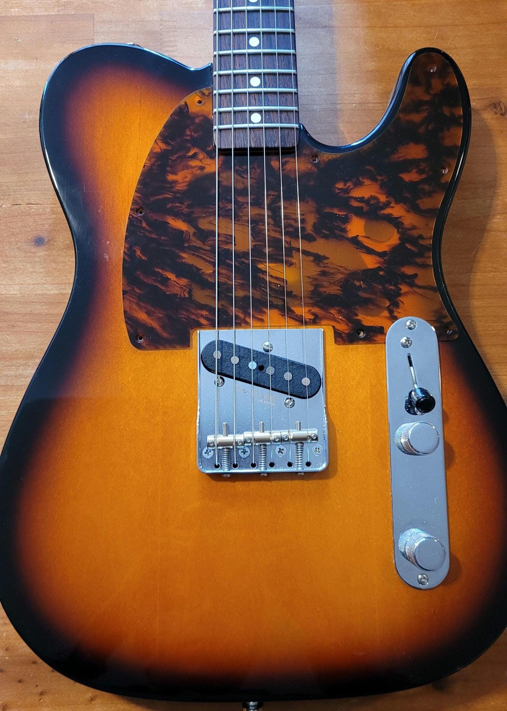 Tortoise Shell Tele Control Plate Honey Tortoiseshell - Tele Pickguard - Etsy