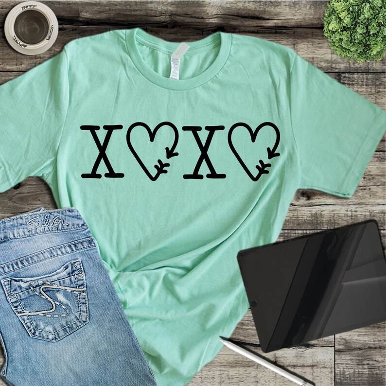 Xoxo Svg Heart Svg Heart Svg File Xoxo Svg File Love Svg Valentine Svg ...
