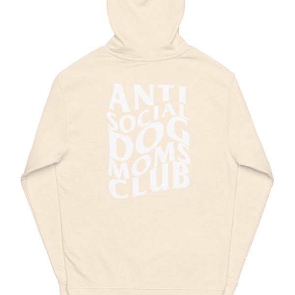 Anti Social Dog Moms Club - Unisex midweight hoodie