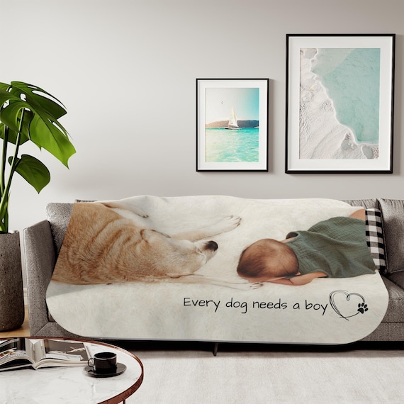 Custom Sherpa Blanket, Personalized Photo and Quote Throw, Gift for Loved Ones, Cozy Home Decor, Christmas, Birthday Present, Customized