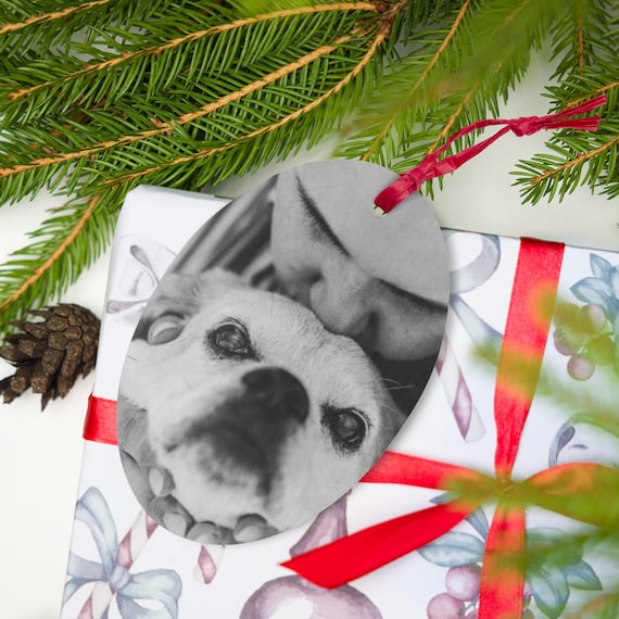 Personalized Soulful Pet Tribute Ornament - Thoughtful Christmas Keepsake, Custom memorial ornament