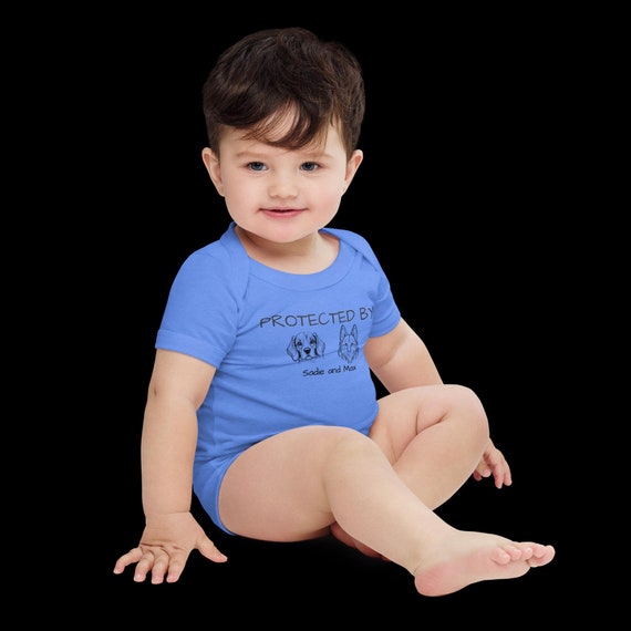 Cuteness Overload: Your Pet's Name on a Baby Bodysuit, Ideal for New Parents! Custom and Personalized