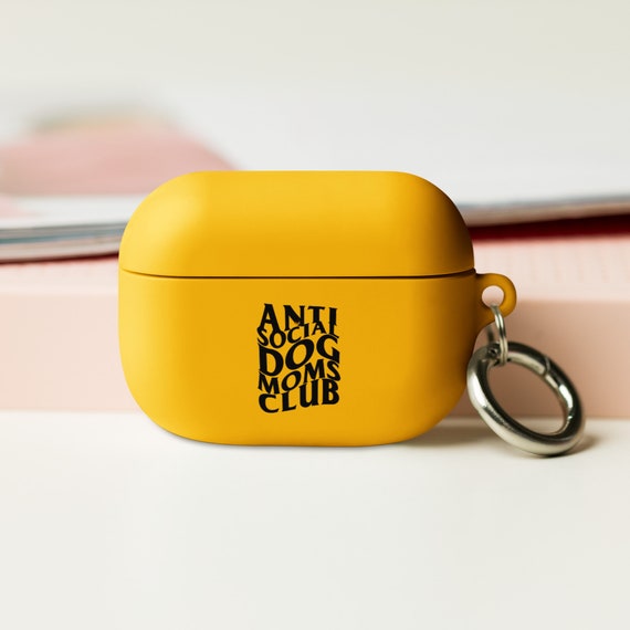 Unique AirPods Case for Anti Social Dog Moms Club - Regular & Pro Sizes
