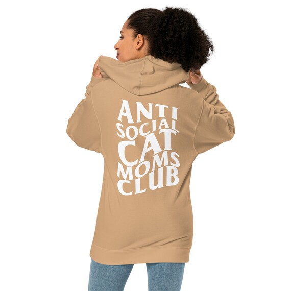 Meow and Chill: Comfy Cat Mom Unisex midweight hoodie