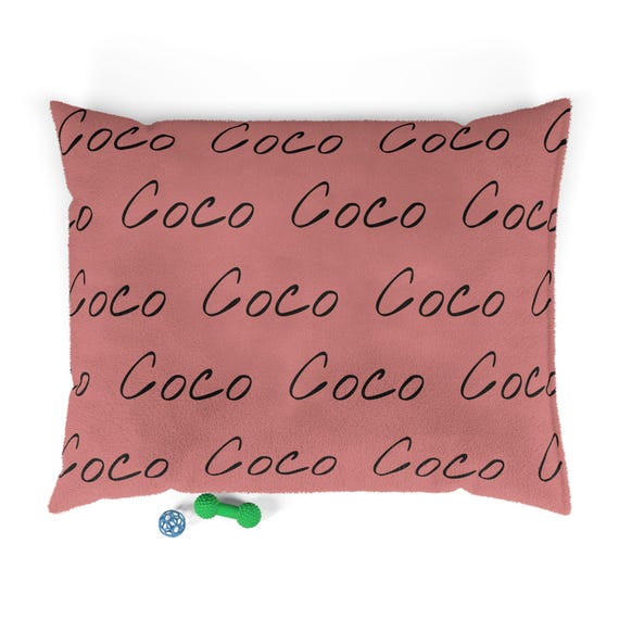Customizable Pet Bed - Personalized Dog/Cat Bed, Name & Photo Option, Adorable Pet Furniture, Colorful Cushion, Gift for Pet Owners, Animal