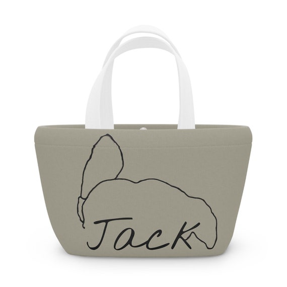 Customizable Lunch Bag for Dog, Child, or Yourself - Personalized Photo, Color, Text - Insulated Tote, Food Storage, Meal Prep, Cooler