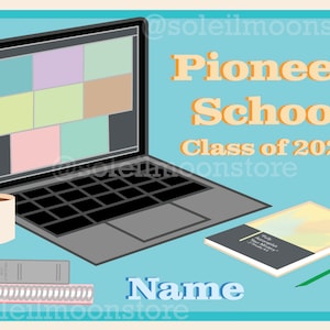 Pioneer School 2022 Printable Card PDF | English/Spanish | Customizable