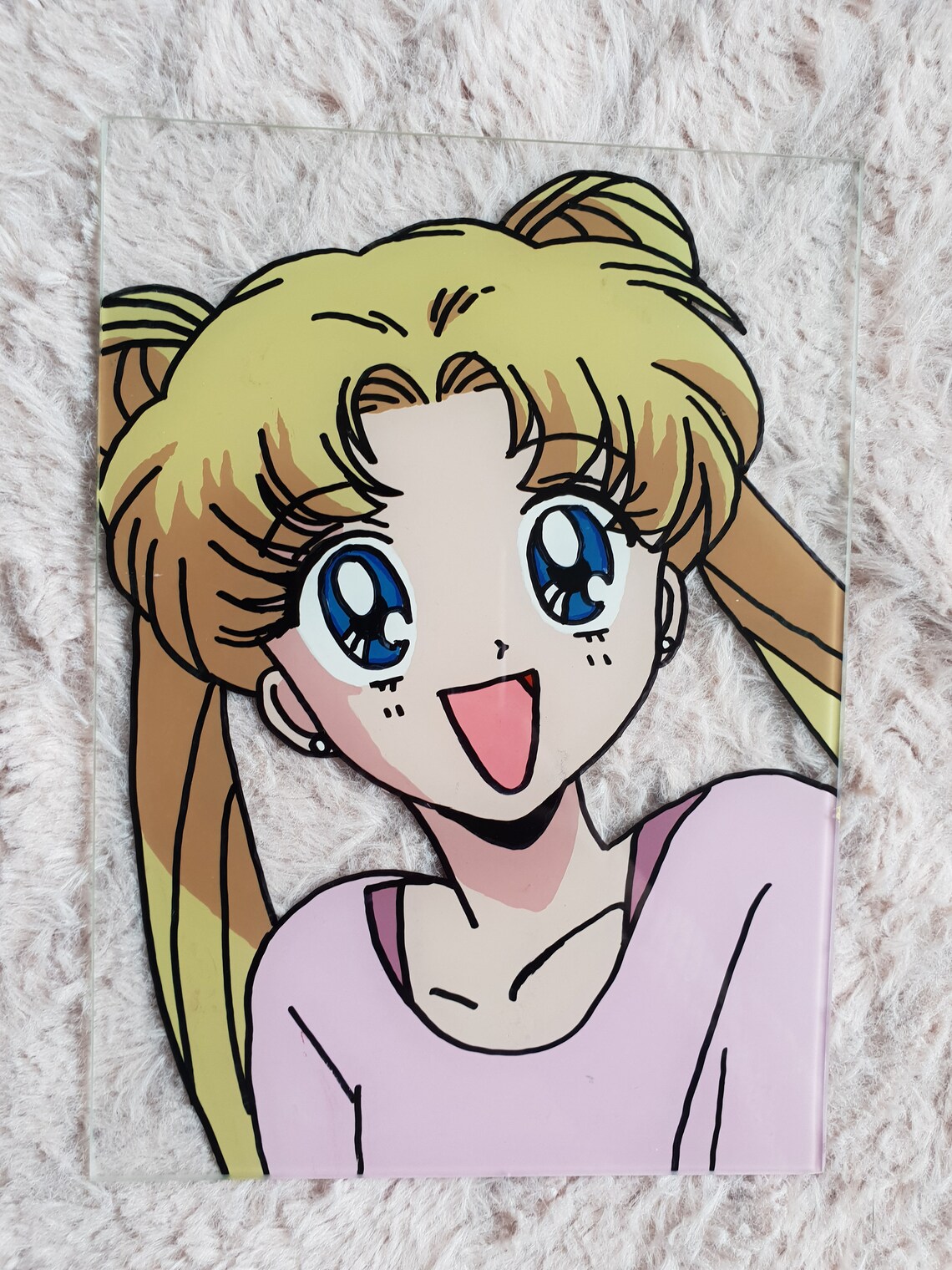 Sailor Moon Anime Glass Painting | Etsy