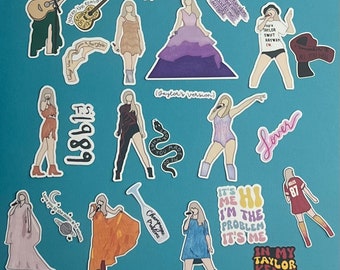 Taylor Swift Stickers All Albums Beautiful And Refined Glossy Taylor Swift  1989 Stickers