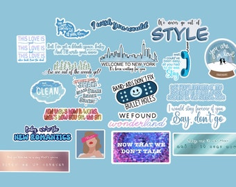 1989 Taylor’s Version Inspired Stickers, Whole Album