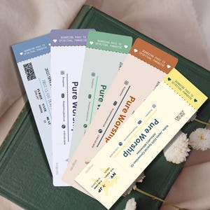 Custom Boarding Pass Bookmark | 2026 Eternal Happiness Convention | Personalized Travel-Themed JW Convention Keepsake
