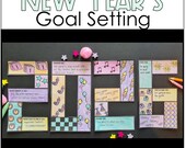 2026 Goal Setting Craft New Year Goals Activity for Elementary Middle School Children