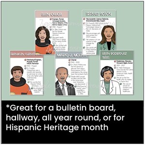 Hispanic Americans STEM Posters Inventors, Scientists, Astronauts ...