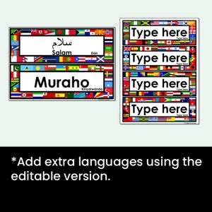 Greetings in Different Languages of the World, Multilingual Signs ...
