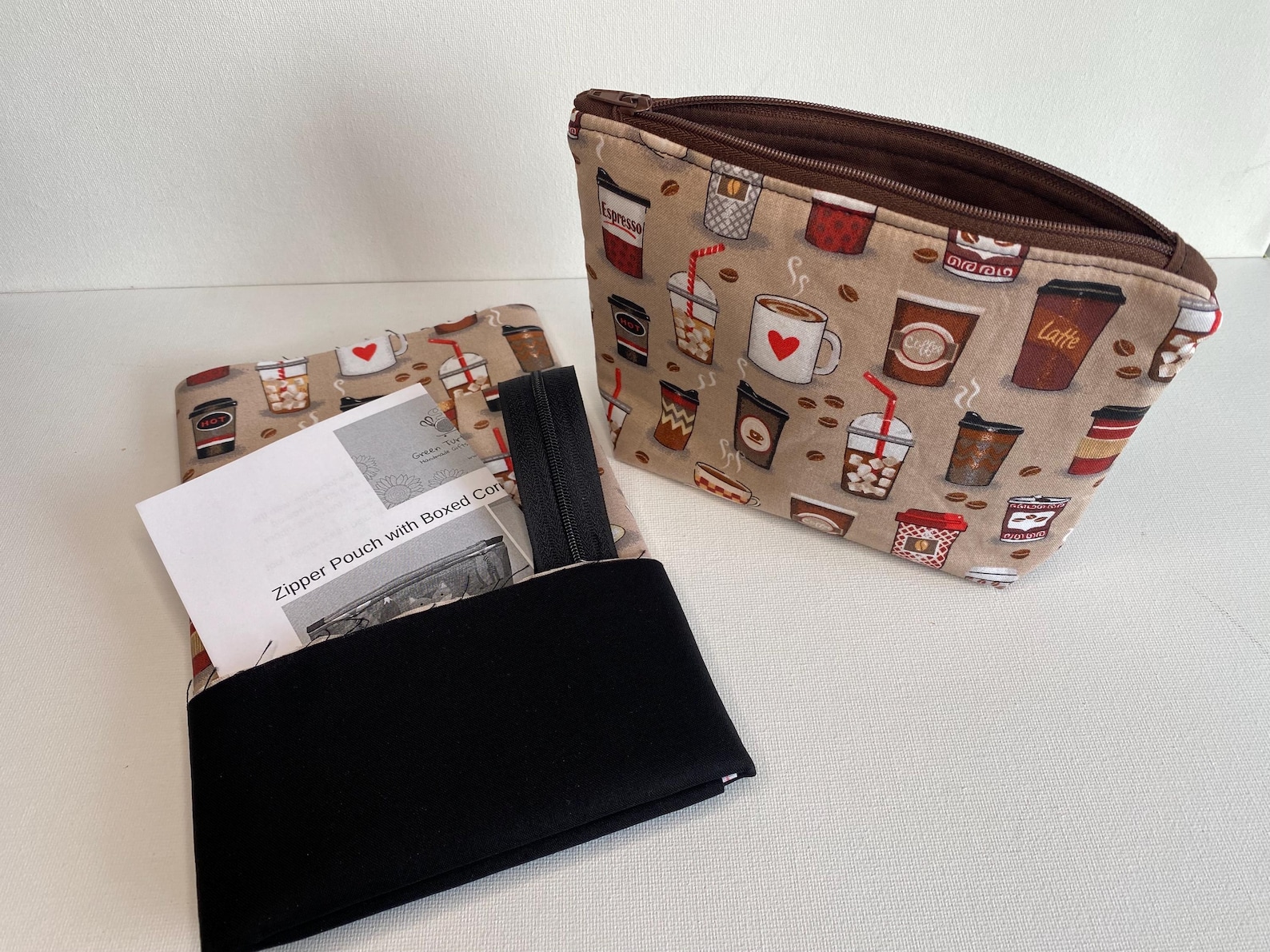 Zipper Pouch PDF Pattern Instructions for Zipper Pouch With Boxed ...