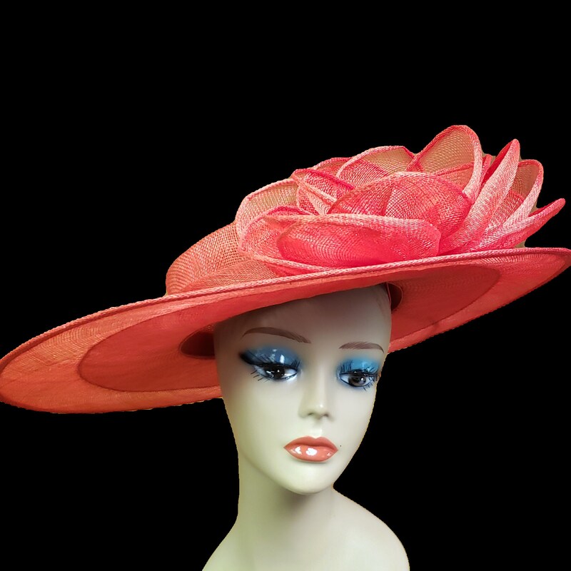 Distinctive Hats Sinamay Loops in Red 21208RED main image 0