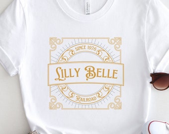 Lilly Belle Railroad Shirt | Disneyland Railroad Shirt | Classic Disneyland Shirt | Railway Shirt | Womens Disneyland Railway Shirt |