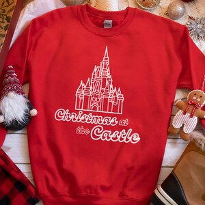Disney Castle Christmas Sweatshirt | Disney Christmas Sweatshirt | Christmas Castle Sweatshirt| Womens Christmas Shirt | Disney Christmas