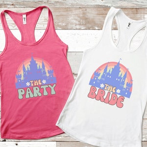Disney Bachelorette Party Shirts | Disney Bridal Party Tank Tops | Magic Kingdom Epcot Hollywood Studios Bachelorette Party Tank Tops