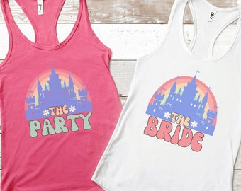 Disney Junggesellinnenabschied Shirts | Disney Brautparty Tank Tops | Magic Kingdom Epcot Hollywood Studios Junggesellinnenabschied Tank Tops