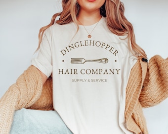 Dinglehopper Hair Company | Lilla sjöjungfrun-inspirerad skjorta | Ariel-skjorta | Lilla sjöjungfrun-skjorta för dam | Enkel Disney-skjorta