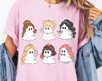 Princess Ghosts Tee Shirt  — Cute Princess Ghosts Halloween Shirt