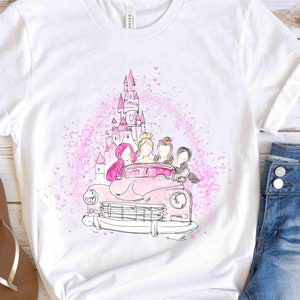 Disneyworld Princess Shirt | Disneyland Princess Shirt | Disney Road Trip Tee | Disney Car Shirt | Princess Hot Rod Shirt | Girls Cars Land