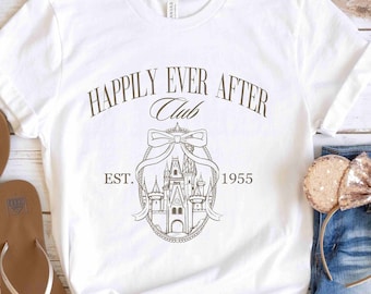 Klub Happily Ever After | Koszulka Disney Castle | Koszulka Disney Vacation | Koszulka Princess Castle | Koszulka Magic Kingdom