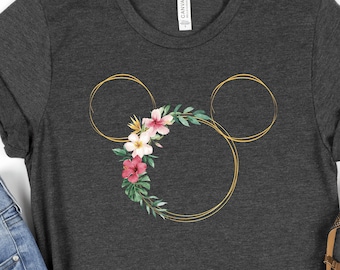 Tropical Minnie Mouse Shirt | Disney Cruise Shirt | Disney Little Mermaid Minnie Shirt | Disney Hawaiian Minnie Shirt | Disney Aulani Shirt