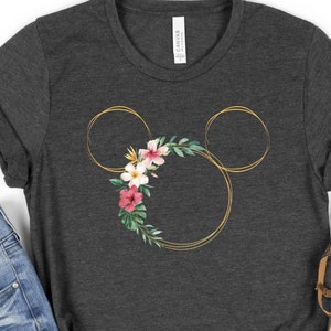 Tropical Minnie Mouse Shirt | Disney Cruise Shirt | Disney Little Mermaid Minnie Shirt | Disney Hawaiian Minnie Shirt | Disney Aulani Shirt