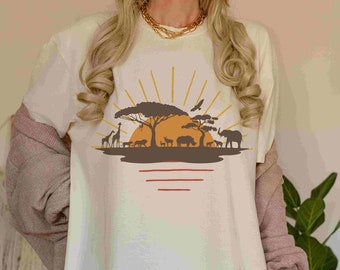 Comfort Colors Animal Kingdom Shirt / Womens Animal Kingdom Shirt / Kilamanjaro Safari Animals Shirt / Disney Vacation Shirt / Disneyworld