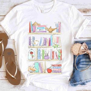 Princess Book Shirt | Disney Teacher Librarian Shirt | Disney Book Lover Shirt | Belle&#39;s Library Shirt | Disney Book Worm