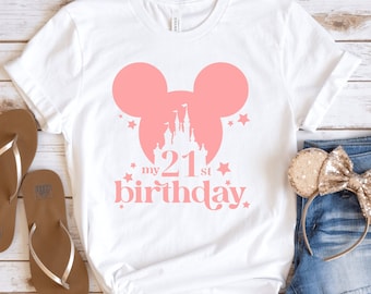 Custom Disney Birthday SVG PNG | Disneyworld Birthday SVG png