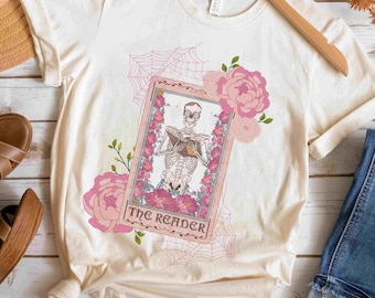 The Reader Tarot Card Shirt | Reading Shirt | Bookish Shirt | Dark Romance Shirt | Book Lover Shirt | Reading Shirt | Book Worm Shirt