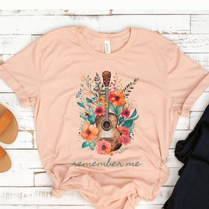 Remember Me | Disney Pixar Coco Guitar Shirt | Disney California Adventure Shirt | Disneyland Shirt | Disneyworld Shirt | Family Disney