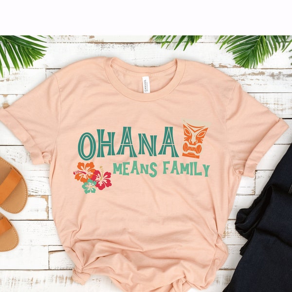 Ohana Means Family Shirt | Disney Ohana Shirt | Hawaiian Disney Shirt | Lilo and Stitch Shirt | Disney Aulani Shirt | Polynesian Resort