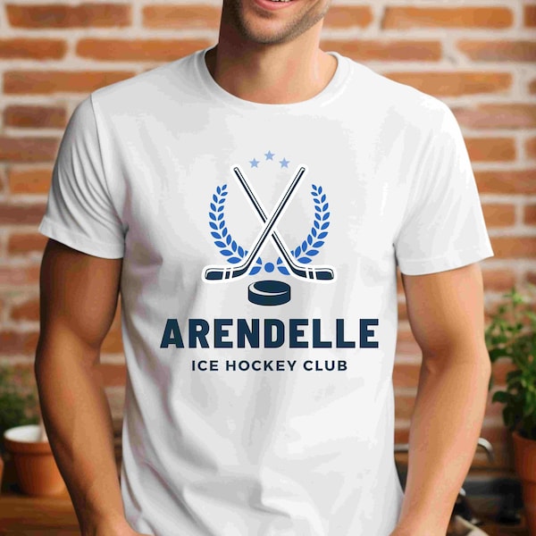 Men's Frozen Shirt | Arendelle Ice Hockey Shirt | Family Matching Frozen Shirts | Dad Disney Frozen Shirt | Couples Frozen Shirts