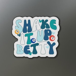 Schüttel mal wieder Betty! Disney Cruise Line Bingo Magnet | Disney Cruise Bingo Türmagnet | DisneyBingo | Bingo-Liebhaber-Magnet | Bingo Spieler