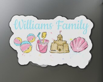 Personalized Disney Cruise Magnet | Family Name - Birthday - Anniversary - First Cruise - Custom Disney Cruise Magnet