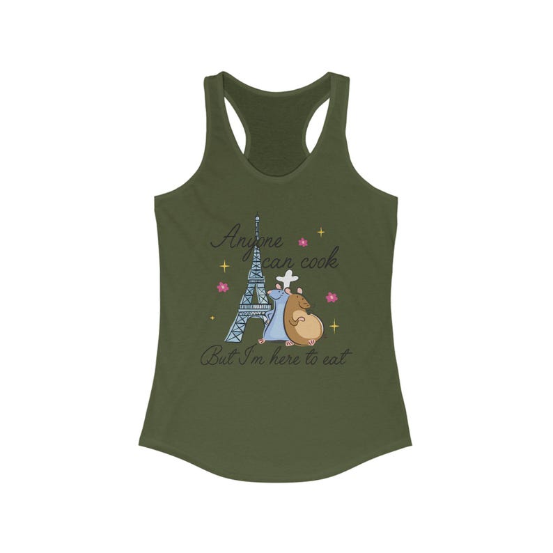 Anyone Can Cook But I'm Here to Eat Tank Top | Remy Sleeveless Shirt | Ratatouille Epcot Shirt image 5